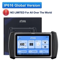 Mise à jour gratuite à vie XTOOL Inplus IP616 V2.0 Scanner automobile Programmeur de clés Outil de diagnostic bidirectionnel avec plus de 34 fonctions de réinitialisation FCA