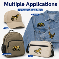 En gros, Badges brodés thermocollants camouflage animalier pour vêtements d'aventure en plein air, Prêts à expédier