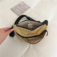 Sac de poitrine de haute qualité unisexe, sac à bandoulière portable en nylon durable, léger, décontracté, pour le cyclisme et les sports