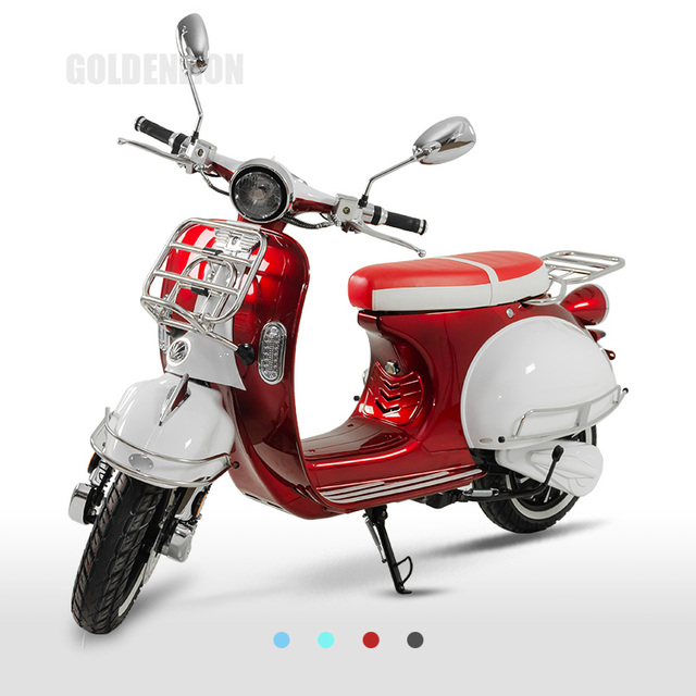 3000W Retro Electric Scooter with EEC COC Best-selling Vintage Style in Europe Removable Battery 2 Sets Battery