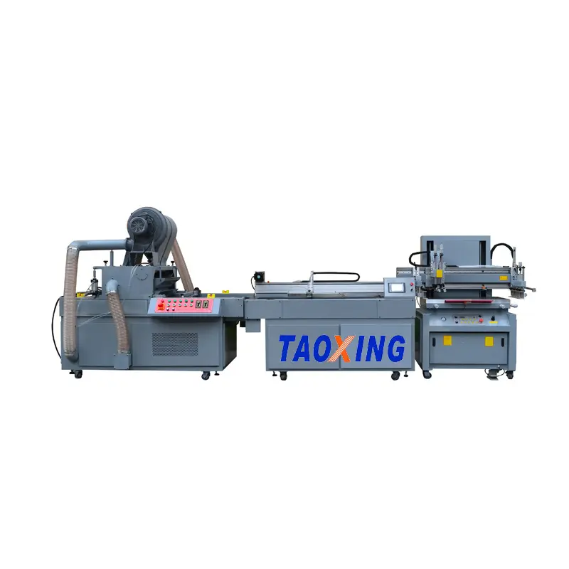 Üretim hattı serigrafi otomatik saçılma sıcak eriyik toz kaplama makinesi Sticker için, HeatTransfer kağıt