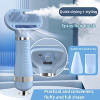Brosse de toilettage pour animaux de compagnie personnalisée en gros auto-nettoyant toilettage pour animaux de compagnie vapeur professionnelle brosse sèche-cheveux pour animaux de compagnie
