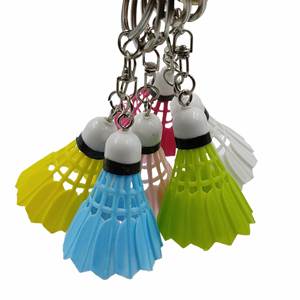 Simulated Hot Badminton Keychain Pendant <b>Bag</b> Pendant Sports Meeting Souvenir Street Stall Small Gift - Product Image 1