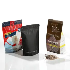 Cibo riutilizzabile Custom stand up sport integratore integratore di imballaggio sacchetto di proteine del siero di latte in polvere sacchetti