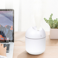 Kinscoter humidificateur de voiture à ultrasons Portable Usb Mini humidificateur veilleuse 250ml humidificateur d'air pour la maison