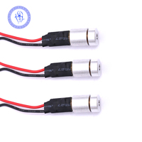 12x17mm 650nm 20mw 3-5v 60 degrés ligne rouge mise au point réglable