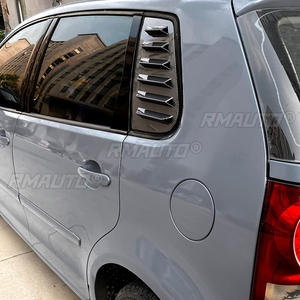 For VW Polo 9N 2001-2009 Body Kit Rear <b>Window</b> Shutter Cover Trim Rear Quarter <b>Panel</b> <b>Window</b> Car Accessories - Product Image 4