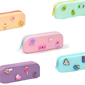 מותאם אישית איפור מצחיק תיק תיק עיפרון תיק אחסון toiletry מארגן מברשת כיסים אישית גודל לוגו מותאם אישית מחזיקי עט - Product Image 2