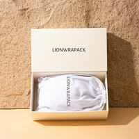 Boîte d'emballage pour chaussures et vêtements Lionwrapack de haute qualité avec couvercle et base personnalisés, sac anti-poussière à cordon, logo FSC