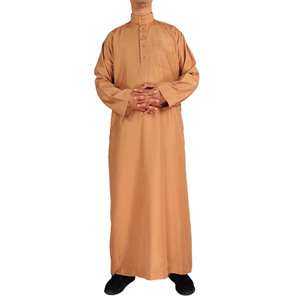 <span class=keywords><strong>2022</strong></span> moda <span class=keywords><strong>Qatar</strong></span> Thobe hombres Dubai Kaftan hombres túnicas de manga larga hombres Abaya ropa musulmana - Product Image 3