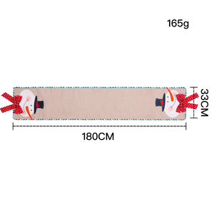 <span class=keywords><strong>Runner</strong></span> da Tavola Natalizio Personalizzato Ychon con Pupazzo di Neve per Feste Natalizie, Decorazione Domestica, Tovaglie e Tappetini - Product Image 4