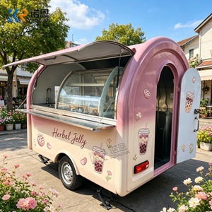 Trailer Móvel de Fibra de Vidro Rebocável com Pia para Alimentos, Carrinho de Comida de Rua para Eventos ao Ar Livre, Catering para Pequenos Negócios e Concessões em Feiras Noturnas - Product Image 6