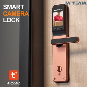 Antitheft Cerradura Inteligente Smart <strong>Camera</strong> Lock <strong>Front</strong> <strong>Door</strong> Digital Fingerprint Electronic Smart Wifi <strong>Door</strong> Lock with <strong>Camera</strong> - Product Image 2