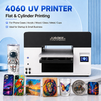 Imprimante UV DTF Jucolor à 2 têtes en stock pour étiquettes TPU, ornements en acrylique, cadeaux, machine d'impression UV pour petites entreprises
