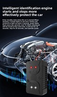 Nouveau Répulsif Souris Intelligent Écologique Solide pour Voiture, Technologie Ultrasonique Clignotante LED, Alimenté par Batterie, en Plastique Carré, pour le Contrôle des Nuisibles