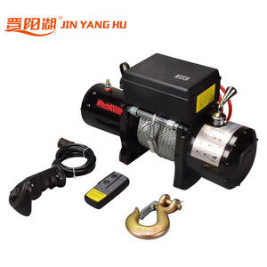 Palan à <span class=keywords><strong>treuil</strong></span> électrique 12v 24v 2000-20000lb avec télécommande pour 4x4 Autos Bateaux Camions Tracteurs Grues - Product Image 2