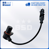 Nouvelles pièces détachées automobiles Capteur de position du vilebrequin WE0118221A 0281002729 pour Mazda BT50 Ford Ranger