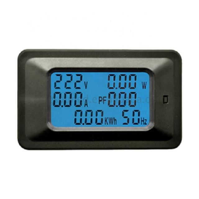 Ac voltage current power meter power factor meter frequency meter household multifunctional power monitor