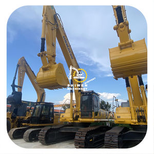 Excavatrice sur chenilles hydraulique Komatsu PC450-8 d'occasion d'origine japonaise, 45 tonnes, avec moteur et pompe, matériel de construction - Product Image 1