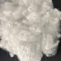 Fibre creuse antibactérienne HCNS sans silicone 15D 64mm, 100% polyester recyclable, qualité supérieure, prix usine