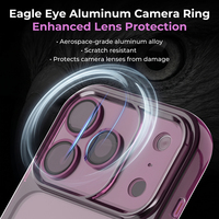 AUREXIONICS Clear Case untuk iPhone 18 Pro Max dengan Perlindungan Kamera