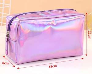 3 색 쉬운 운반 프로모션 여행 투명 PVC 화장품 가방 여성 메이크업 세트 - Product Image 3