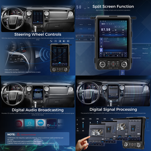 Estéreo para Auto Podofo de 12.1 Pulgadas para Ford F-150 2013 2014, CarPlay y Android Auto Inalámbricos, 4+64G, 8 Núcleos, DSP, 4G LTE, Compatible con Sistema BOSE OEM - Product Image 3
