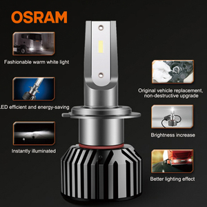 Phare <span class=keywords><strong>de</strong></span> <span class=keywords><strong>camion</strong></span> Osram LED HL Classic Edition blanc chaud H1 H4 H7 24V 28W 28/28W 5700K 2200lm éclairage automobile pour camions - Product Image 6