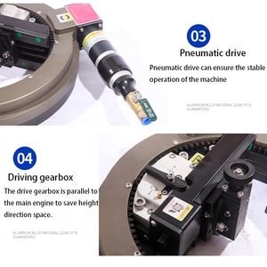 SFP-300自動フィードポータブル外部マウントフランジ加工機用0 "-12" - Product Image 6