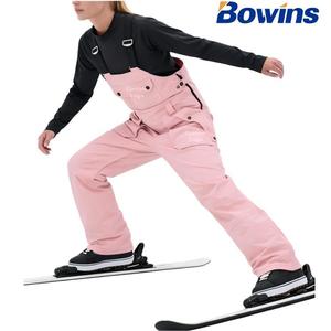 Women's <strong>Waterproof</strong> Insulated Snow Bibs Windproof Thermal Ski Bib <strong>Overalls</strong> for Winter Outdoor - Product Image 3