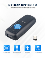 Mini escáner de código de barras portátil, lector de código QR, 1D, 2D, con interfaz USB BT, aplicación Android, escaneo de almacén
