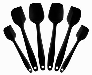 Bhd chịu nhiệt cấp thực phẩm BPA miễn phí không dính đồ nấu nướng máy rửa chén an toàn Silicone nhà bếp đồ dùng thìa đặt cho nướng nấu ăn - Product Image 5