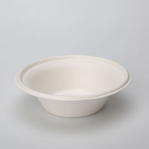 White Sugarcane Bagasse 7 Oz Bowl Biodegradable <b>Disposable</b> Food Bowl for Snacks Soups Salads Catering and Outdoor Event Use - Product Image 4
