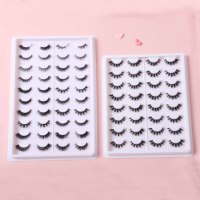 Heidi gros léger et doux 3D court cils de vison naturel forme de poupée 13mm