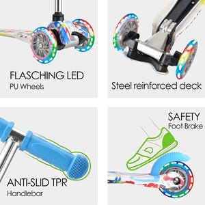 Дешевый скутер из металлического материала детский велосипед с <span class=keywords><strong>3</strong></span> колесами скутер детский скутер распродажа - Product Image 5