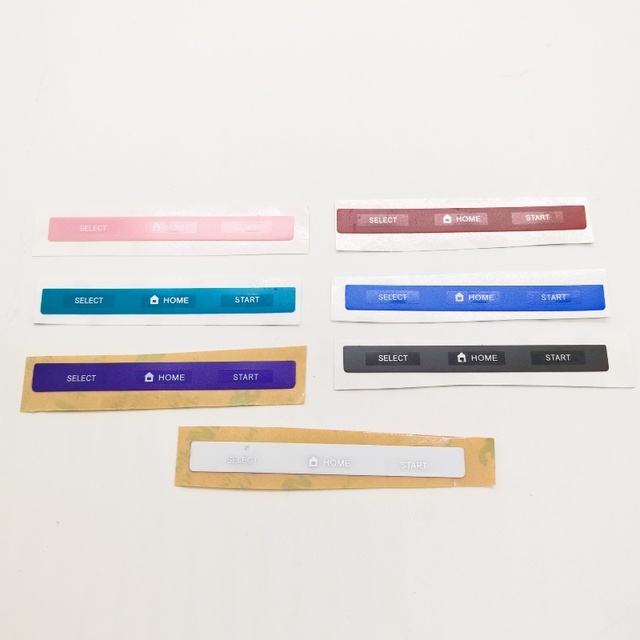 7 Colors for 3DS Select Home Start Buttons Sticker for 3DS Sticker Label