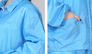 Wasch barer anti statischer Anzug ESD Weißes Kleid Anti statische Arbeits kleidung Reinraum ESD Kittel - Product Image 5