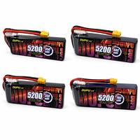 Batterie LiPo 5200mAh 3S 4S 6S avec options multi-cellules XT60 rechargeable pour drone FPV, voiture RC, camion, crawler, avion, bateau, char