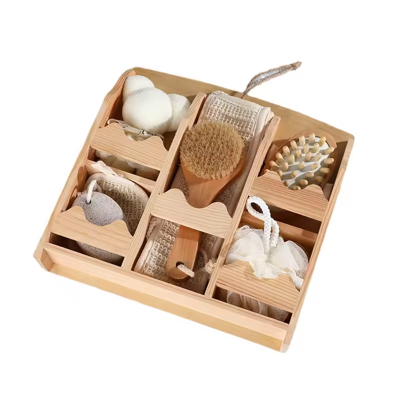 Promotional Wood Gift Bath Set Bath