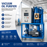 Machine de purification d'huile hydraulique en ligne avec moniteur de particules en ligne pour l'entretien des équipements de construction