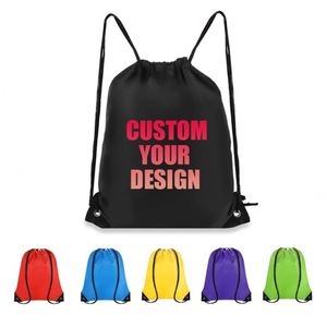 Wholesale Polyester Nylon <b>Drawstring</b> Bag <b>Backpack</b> Basketball Volleyball Travel Bag Swimming Gym <b>Drawstring</b> Bags - Product Image 1