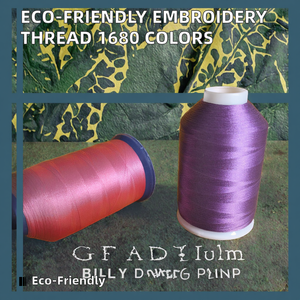 Viscose Rayon thêu chủ đề 1680 Màu sắc mercerized co rút thấp độ bền cao cho may tay đan nhuộm mẫu - Product Image 2