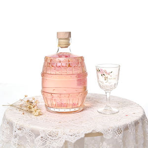 Proveedor con <span class=keywords><strong>Experiencia</strong></span> en Exportación, Botella <span class=keywords><strong>de</strong></span> Vidrio Vacía <span class=keywords><strong>de</strong></span> 500 ml con Forma <span class=keywords><strong>de</strong></span> Barril para Vino, Licor, Cerveza, Vodka y Whisky, con Corcho, Nuevo Diseño - Product Image 5