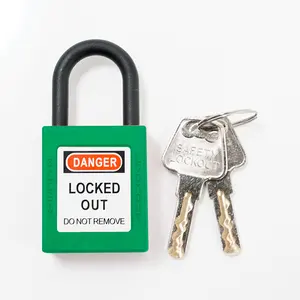 Gembok kunci pengaman tag penguncian peralatan industri, gembok kunci pengaman Loto sistem kombinasi Master Lock dengan kunci Master