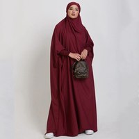 Derniers modèles d'abayas Khimar musulman pour femme Robe modèle islamique Abaya Modest Khimar Hijab Abaya
