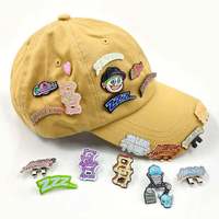 Épingles à chapeau personnalisées sans minimum de commande, badges en métal avec logo pour casquettes et vêtements, créez votre propre logo, épingles à revers personnalisées