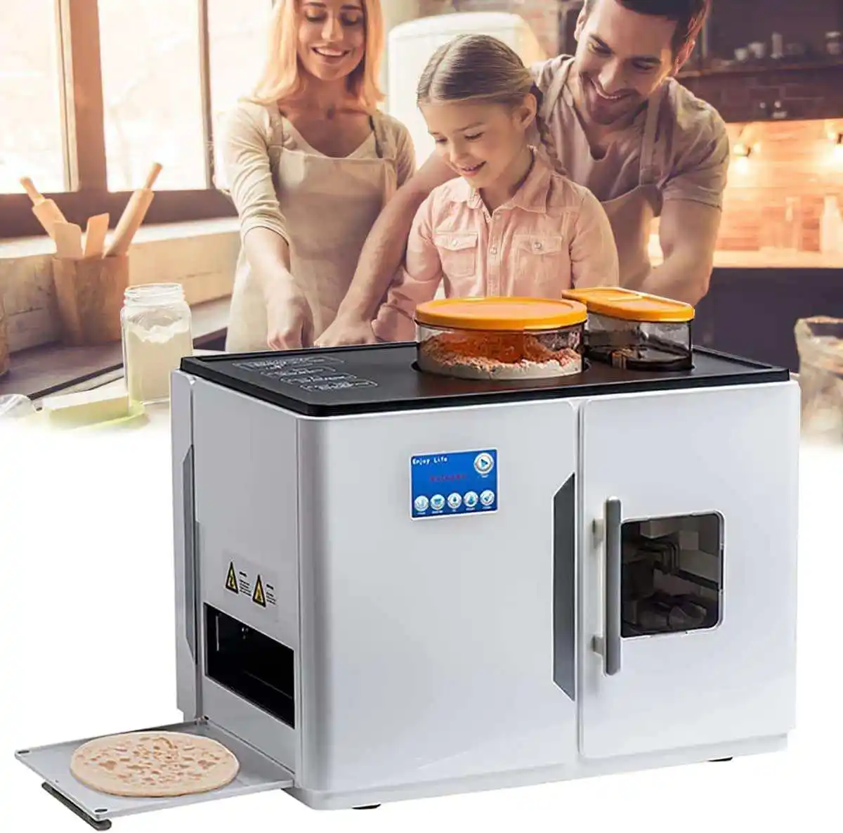 Cổ tự động điện roti Robot roti ATA chapati flatbread Tortilla roti ma thuật hoàn toàn làm cho máy rotimatic roti nhà sản xuất