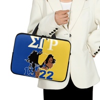 Sac pour ordinateur portable ZPB Zeta Phi Beta de haute qualité, personnalisé, sur le thème de la sororité, portable, multi-tailles, pour le bureau, fournitures de bureau