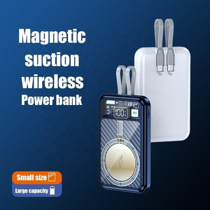 <span class=keywords><strong>Batterie</strong></span> <span class=keywords><strong>externe</strong></span> portable OEM d'usine à charge rapide 10000 mAh, chargeur magnétique sans fil ultra-mince pour usage quotidien avec logo personnalisé - Product Image 2