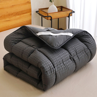 1 Stück weiß/dunkelgrau Polyester geste ppte Matratzen schoner mit Schnürung